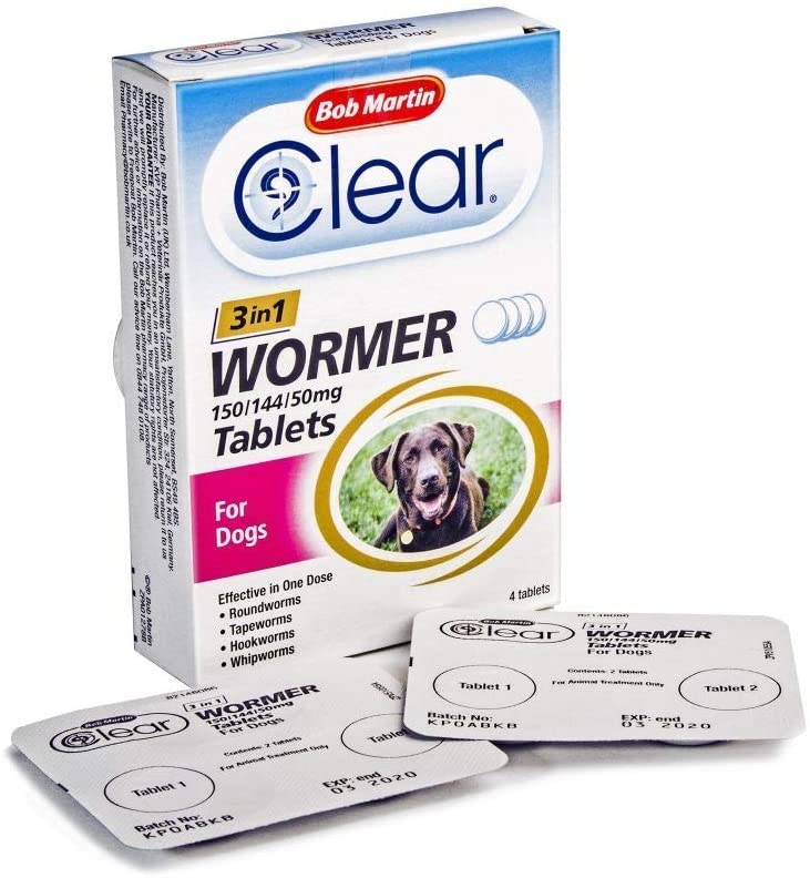 BM CLEAR 3IN1 WORMER X 2 TABLETS