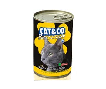 CAT&CO CHUNKS CHICKEN AND TURKEY 400GR