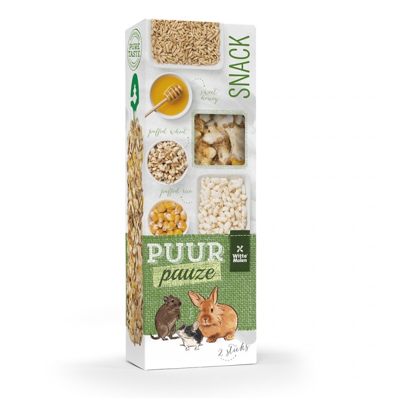 PUUR PAUZE PUFFED RICE AND HONEY STICKS