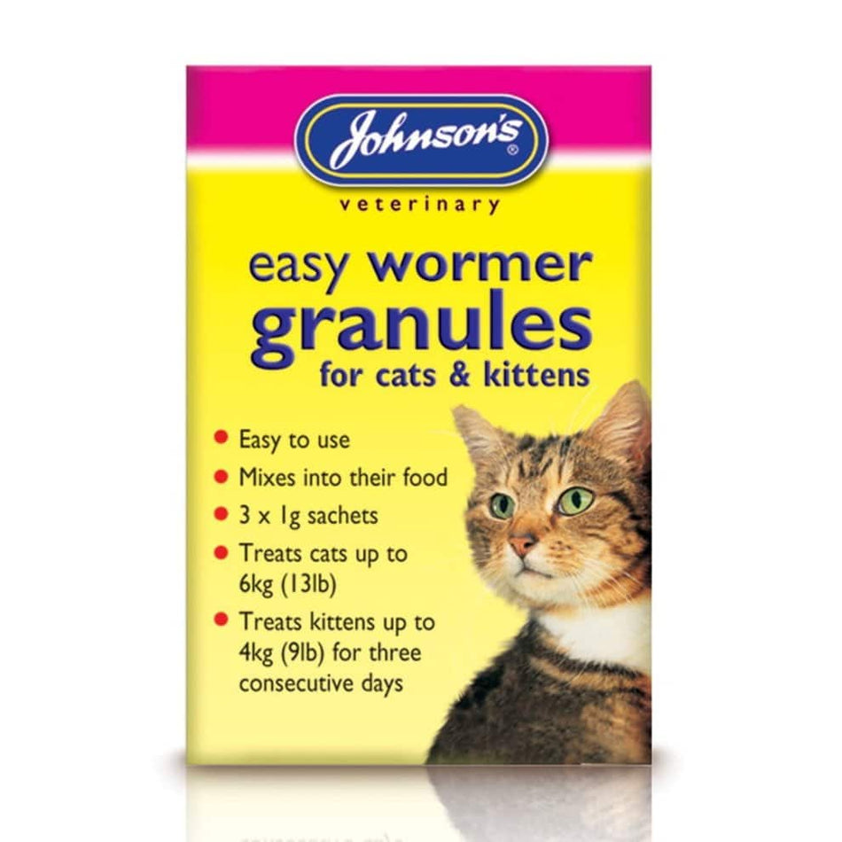 JOHNSON'S WORMER GRANULES CATS