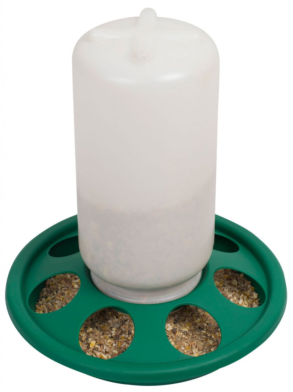CHICK FEEDER 1KG W/SCREW CONNECTION