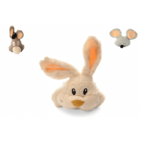 T0100 TRUDI PLUSH ANIMAL HEADS