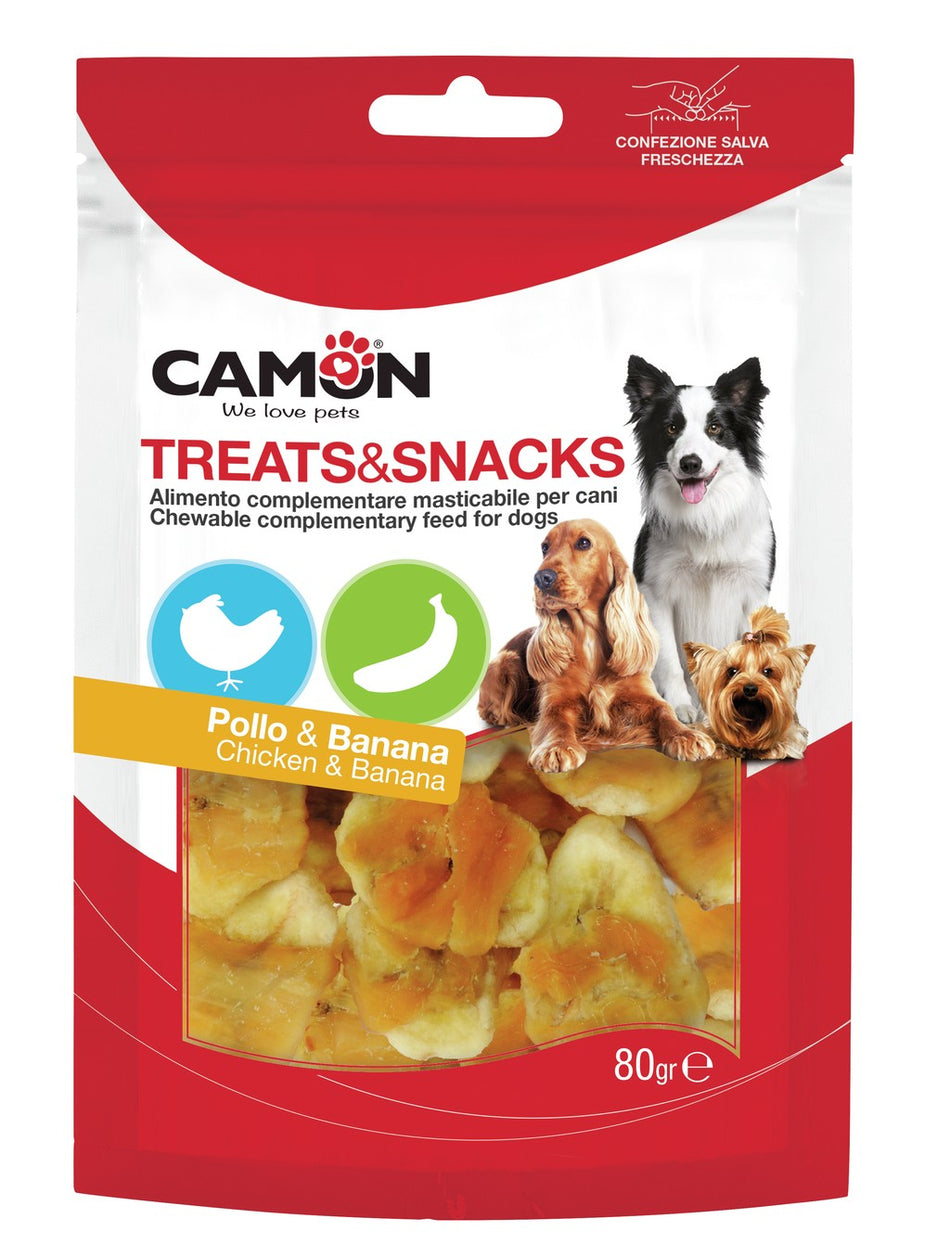 CHICKEN & BANANA TREATS 80G