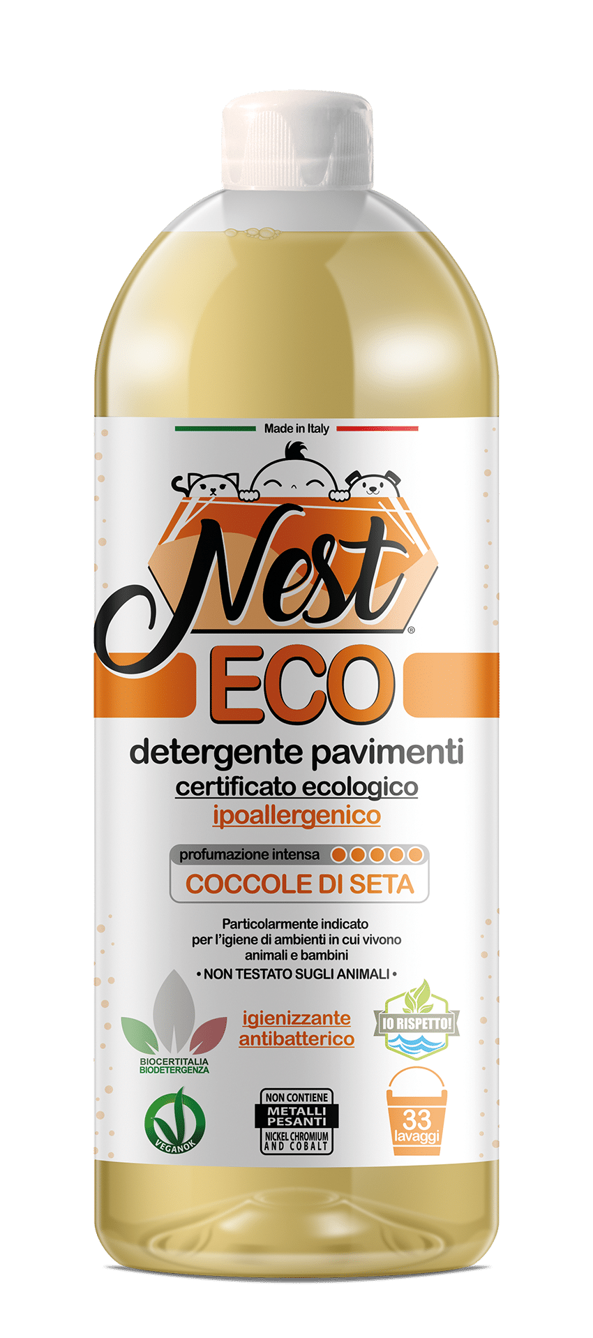 NEST ECO COCCOLE DI SETA FLOOR WASH