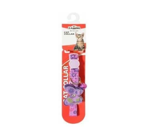 DG027 CAT COLLAR LILAC W/BUTTERFLY 10X30