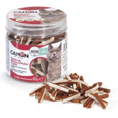 SANDWICH COD/CHICKEN/LIVER 60G