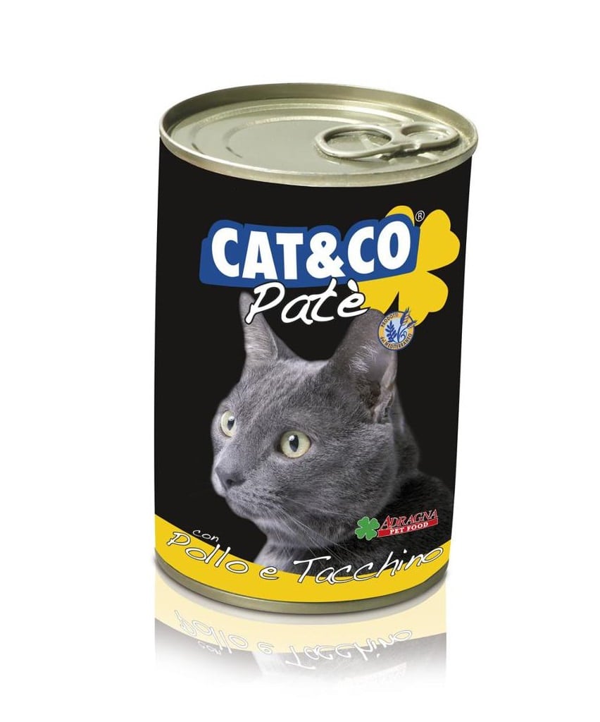 CAT&CO PATE CHICKEN AND  TURKEY 405GR