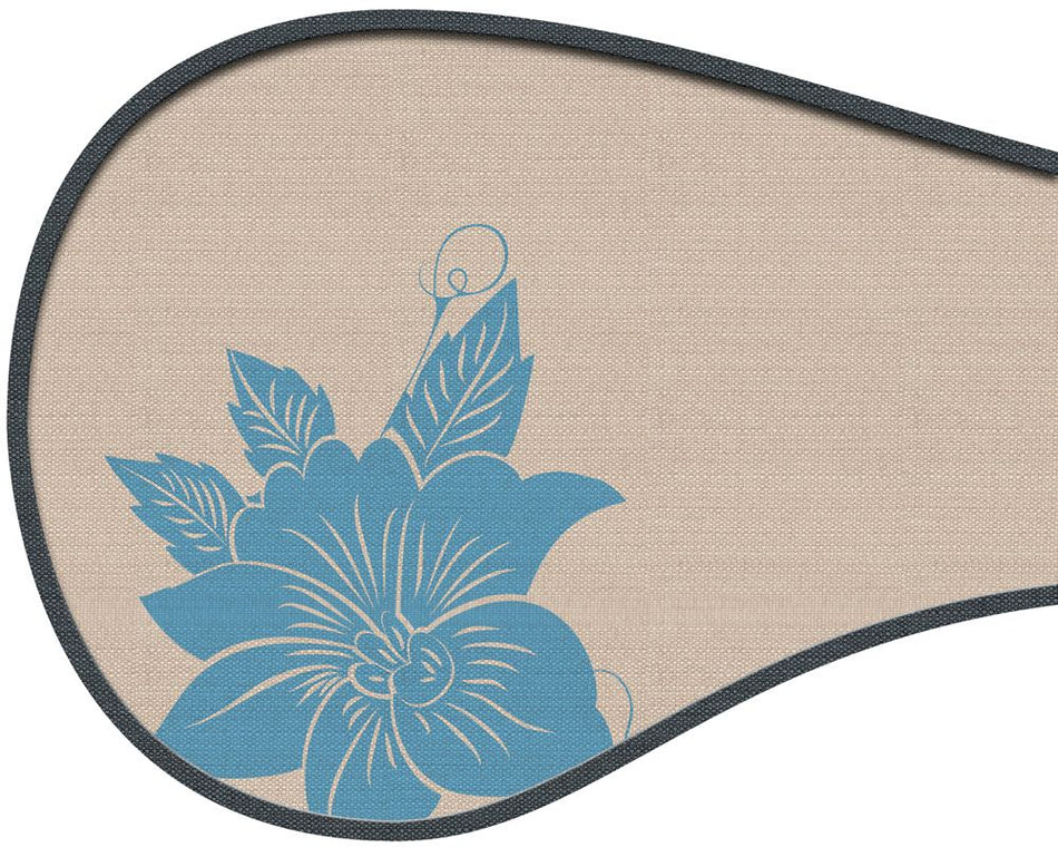 LE PANIER ASIA BLUE FLOWERS ON BLACK