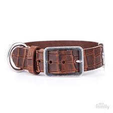 TUCSON LEATHER COLLAR 49-65 CM
