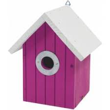 BIRDHOUSE WHITE ROOF