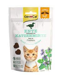 GIMCAT CRUNCHY SNACKS DUCK W/CATNIP 50G