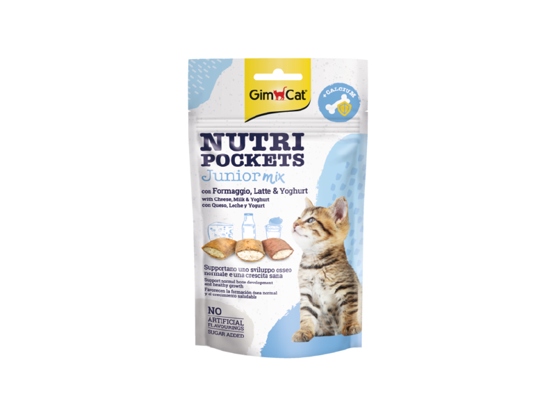 GIMCAT NUTRIPOCKETS JUNIOR MIX 60G