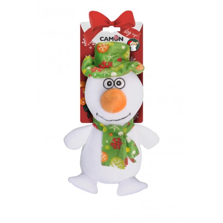 AH9355 XMAS DOG TOY REINDEER SNOWMAN 28CM