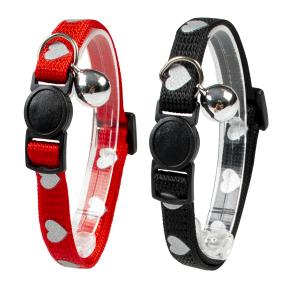 DUVO+ CAT COLLAR HEARTS REFLECTIVE