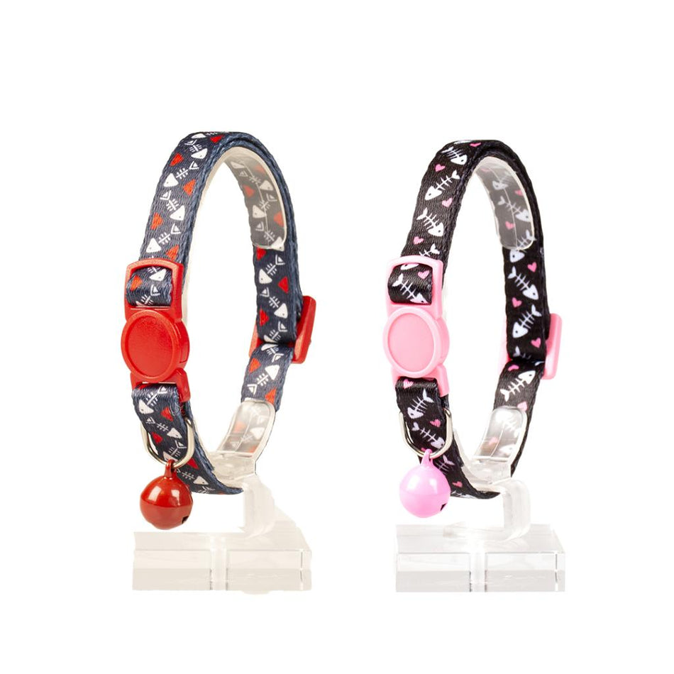 DUVO+ CAT COLLAR FISH BONES 2 NYLON