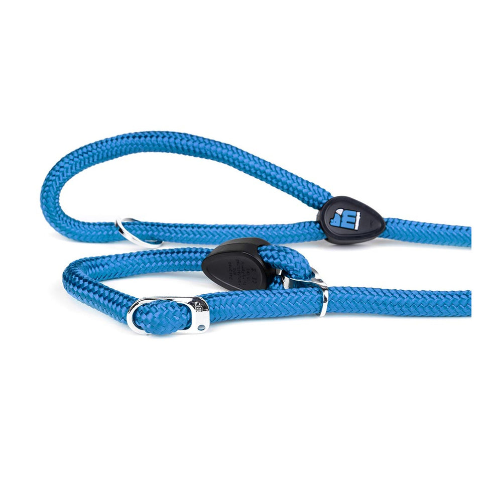 NO PULL LEASH BLUE NYLON 12MM