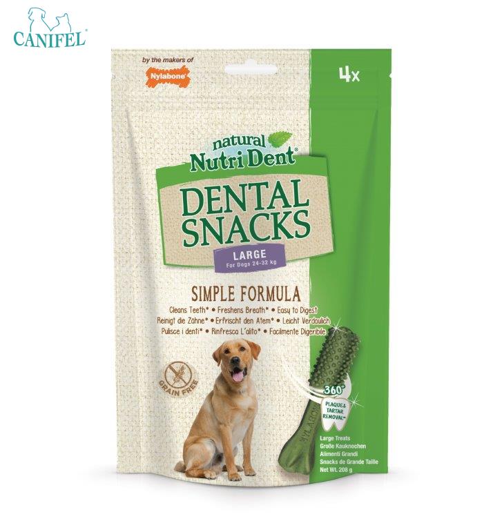 NYLABONE NUTRIDENT LARGE POUCH X 4PCS