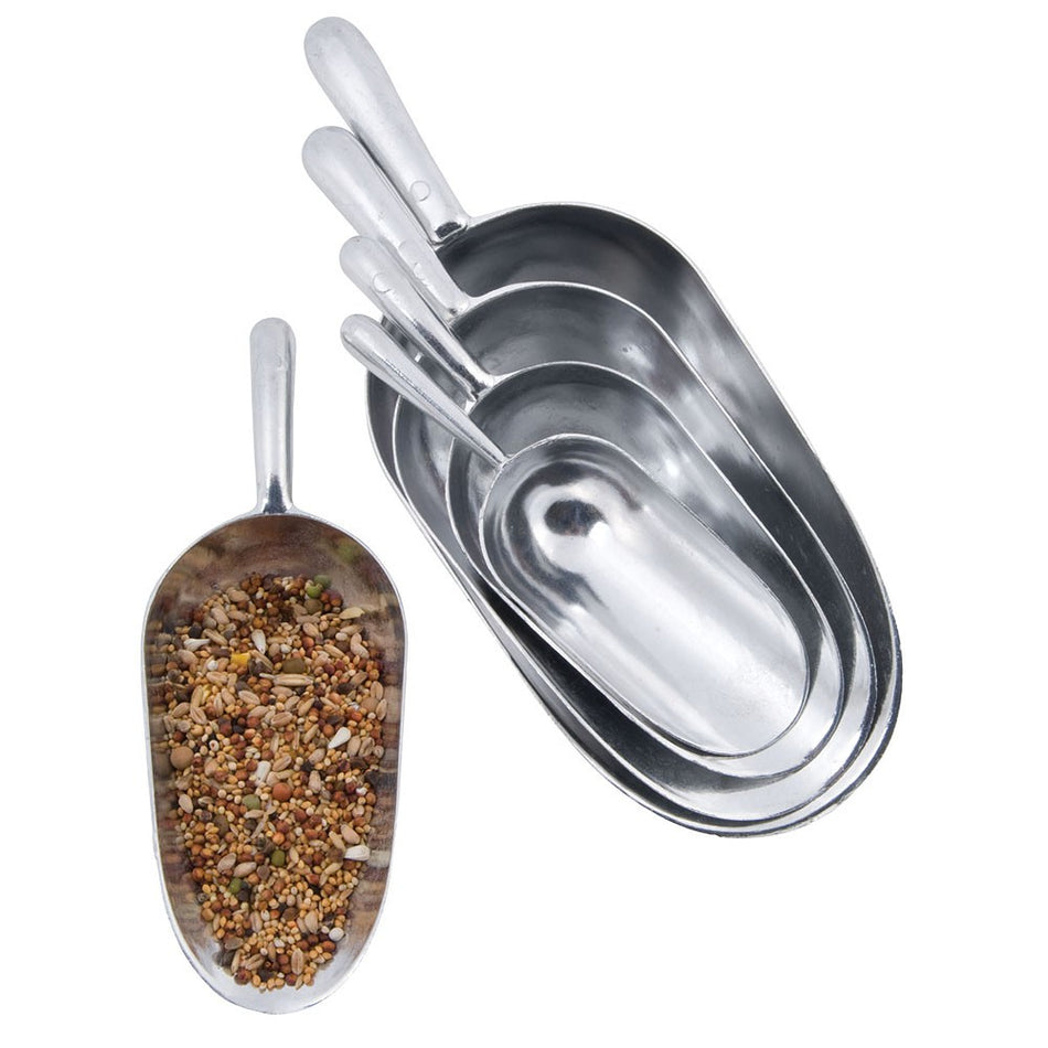 OLBA ALUMINIUM FEED SCOOP 300ML