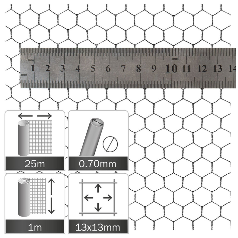 OLBA WIRE HEXMESH80X39''X1/2''X1/2''X20G