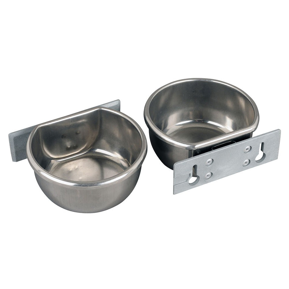 OLBA D-BOWL S/STEEL W/WALL MOUNT X 850MM