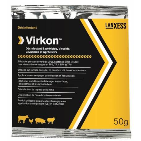 VIRKON PROF SACHETS X 50GR