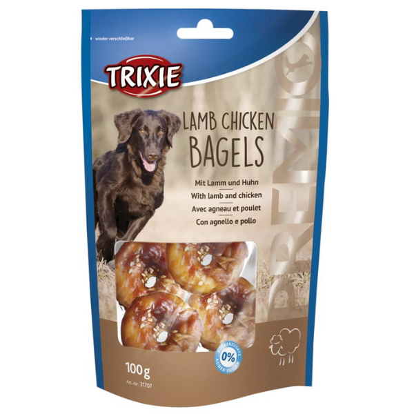 Trixie Lamb Chicken Bagels, 100g