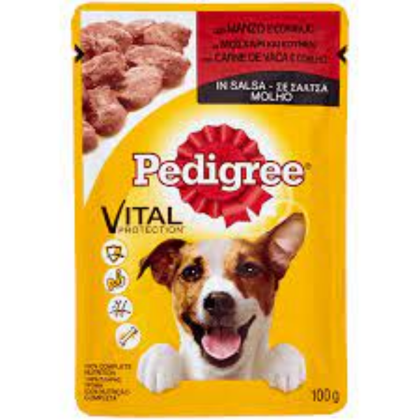 PEDIGREE POUCH ADULT BEEF & LAMB IN GRAVY - 100G