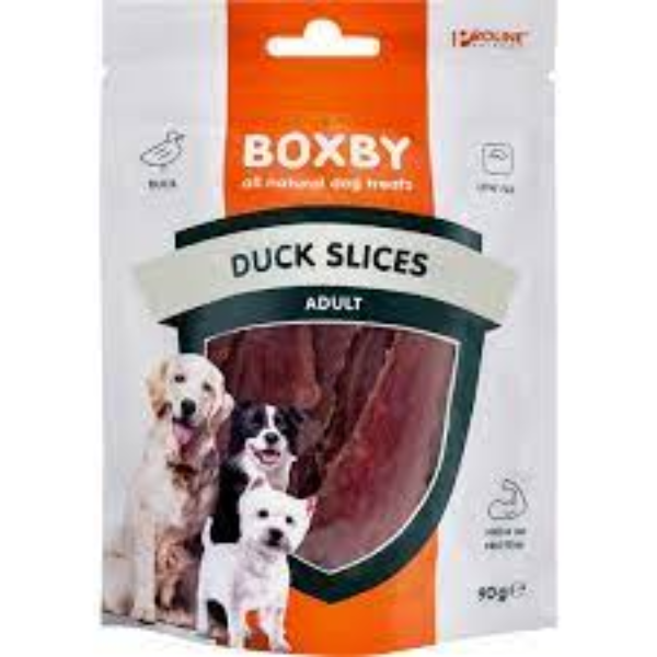 Boxby Adult Duck Slices, 90g